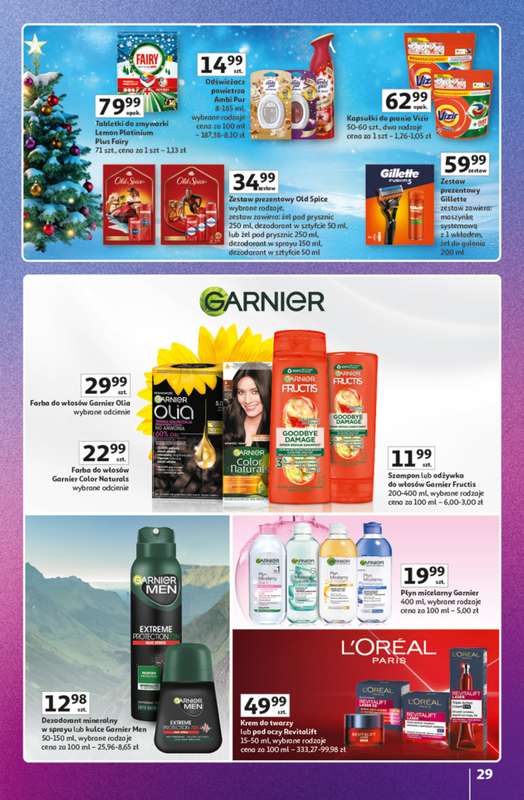 Auchan - gazetka promocyjna Znane Marki duży wybór Hipermarket od czwartku 04.12 do niedzieli 14.12 - strona 29
