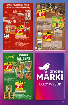 Auchan - gazetka promocyjna Znane Marki duży wybór Hipermarket od czwartku 04.12 do niedzieli 14.12 - strona 23