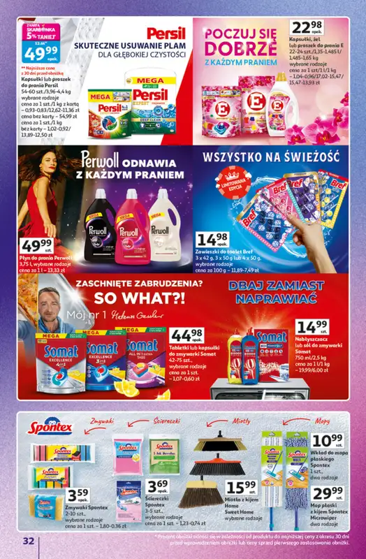 Auchan - gazetka promocyjna Znane Marki duży wybór Hipermarket od czwartku 04.12 do niedzieli 14.12 - strona 32