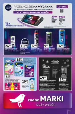 Auchan - gazetka promocyjna Znane Marki duży wybór Hipermarket od czwartku 04.12 do niedzieli 14.12 - strona 31