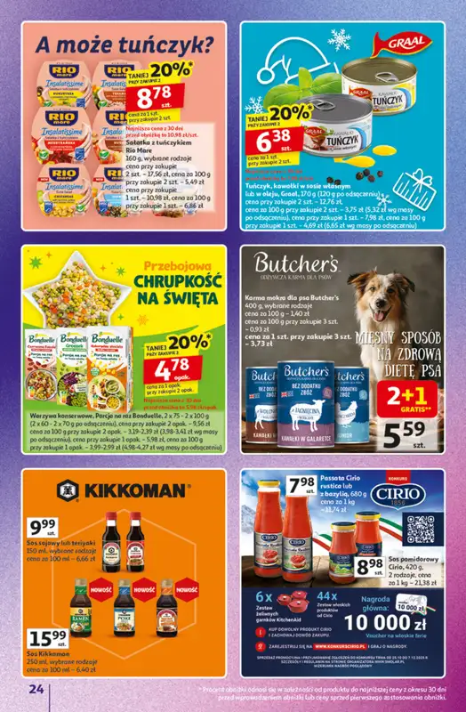 Auchan - gazetka promocyjna Znane Marki duży wybór Hipermarket od czwartku 04.12 do niedzieli 14.12 - strona 24