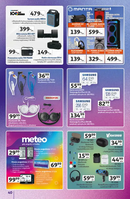 Auchan - gazetka promocyjna Znane Marki duży wybór Hipermarket od czwartku 04.12 do niedzieli 14.12 - strona 40