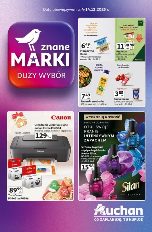 Auchan - gazetka promocyjna Znane Marki duży wybór Hipermarket  