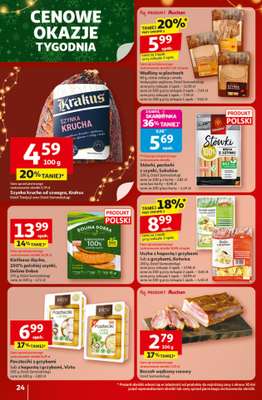 Auchan - gazetka promocyjna Święta jak babcię kocham Hipermarket Auchan od czwartku 04.12 do środy 10.12 - strona 24