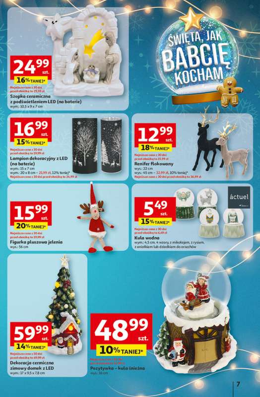 Auchan - gazetka promocyjna Święta jak babcię kocham Hipermarket Auchan  do środy 10.12 - strona 7