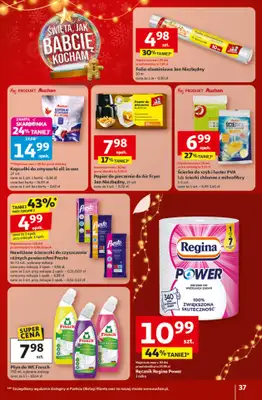 Auchan - gazetka promocyjna Święta jak babcię kocham Hipermarket Auchan od czwartku 04.12 do środy 10.12 - strona 37