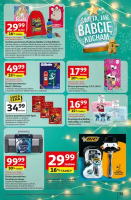 Auchan - gazetka promocyjna Święta jak babcię kocham Hipermarket Auchan od czwartku 04.12 do środy 10.12 - strona 15