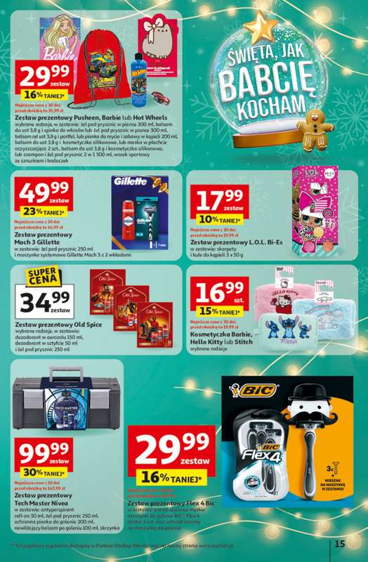 Auchan - gazetka promocyjna Święta jak babcię kocham Hipermarket Auchan od czwartku 04.12 do środy 10.12 - strona 15