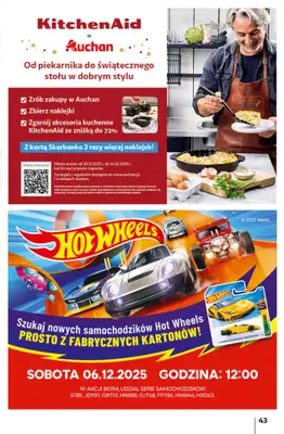 Auchan - gazetka promocyjna Święta jak babcię kocham Hipermarket Auchan od czwartku 04.12 do środy 10.12 - strona 43