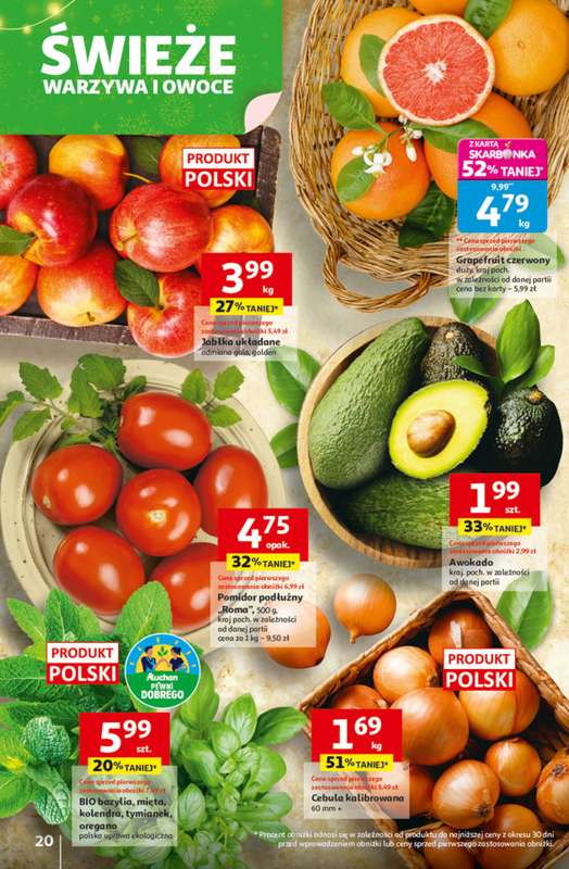 Auchan - gazetka promocyjna Święta jak babcię kocham Hipermarket Auchan  do środy 10.12 - strona 20