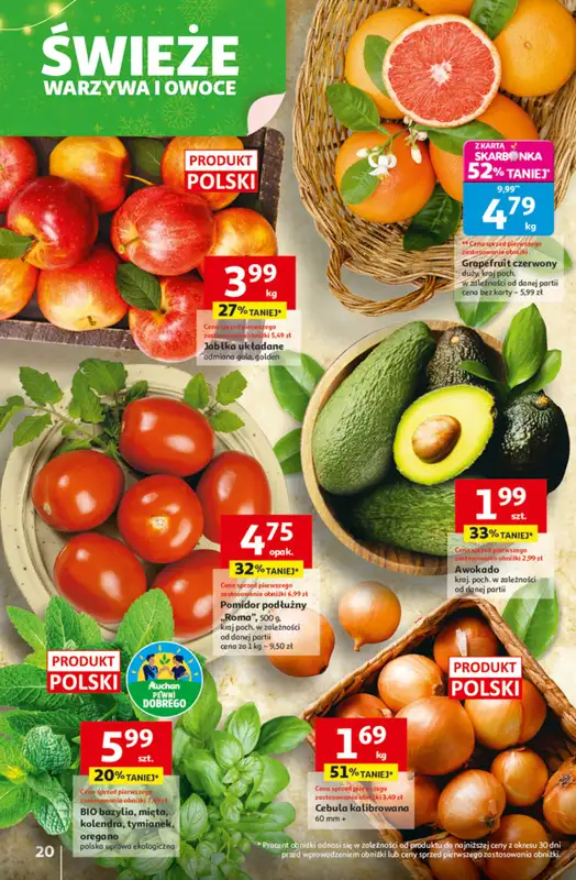 Auchan - gazetka promocyjna Święta jak babcię kocham Hipermarket Auchan od czwartku 04.12 do środy 10.12 - strona 20
