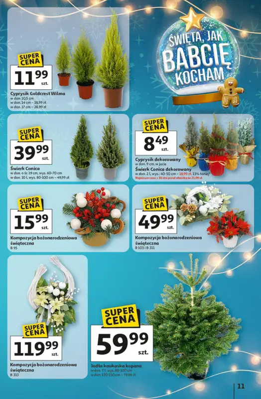 Auchan - gazetka promocyjna Święta jak babcię kocham Hipermarket Auchan od czwartku 04.12 do środy 10.12 - strona 11