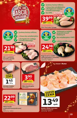 Auchan - gazetka promocyjna Święta jak babcię kocham Hipermarket Auchan od czwartku 04.12 do środy 10.12 - strona 23