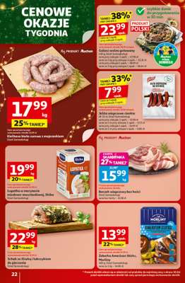 Auchan - gazetka promocyjna Święta jak babcię kocham Hipermarket Auchan od czwartku 04.12 do środy 10.12 - strona 22