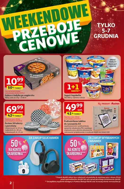 Auchan - gazetka promocyjna Święta jak babcię kocham Hipermarket Auchan   - strona 2