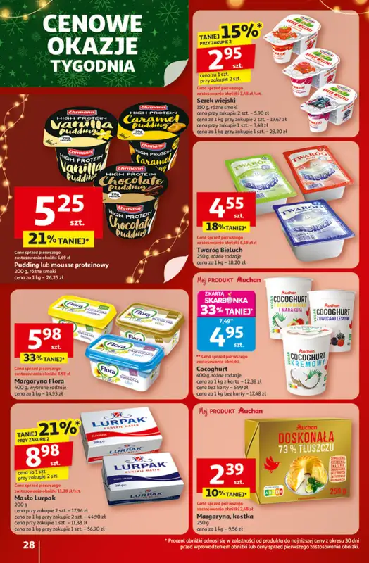 Auchan - gazetka promocyjna Święta jak babcię kocham Hipermarket Auchan od czwartku 04.12 do środy 10.12 - strona 28
