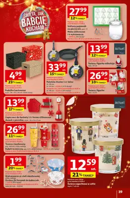 Auchan - gazetka promocyjna Święta jak babcię kocham Hipermarket Auchan od czwartku 04.12 do środy 10.12 - strona 39