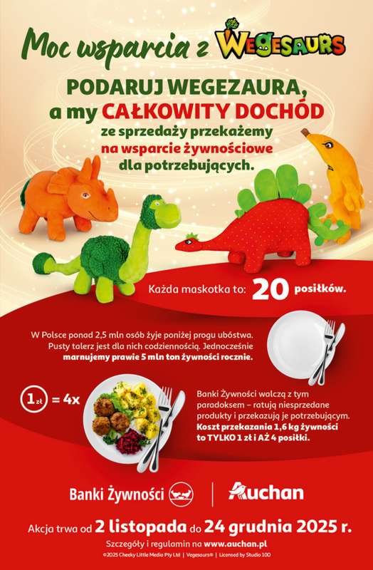 Auchan - gazetka promocyjna Święta jak babcię kocham Hipermarket Auchan od czwartku 04.12 do środy 10.12 - strona 44