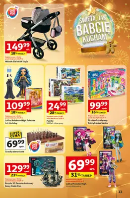 Auchan - gazetka promocyjna Święta jak babcię kocham Hipermarket Auchan od czwartku 04.12 do środy 10.12 - strona 13