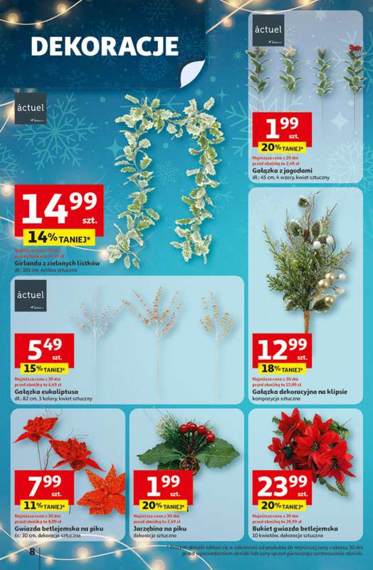 Auchan - gazetka promocyjna Święta jak babcię kocham Hipermarket Auchan  do środy 10.12 - strona 8