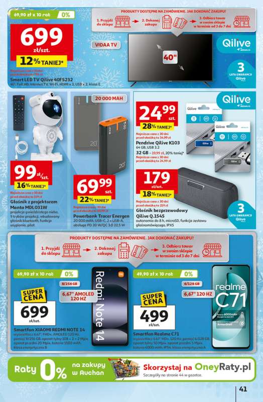 Auchan - gazetka promocyjna Święta jak babcię kocham Hipermarket Auchan  do środy 10.12 - strona 41