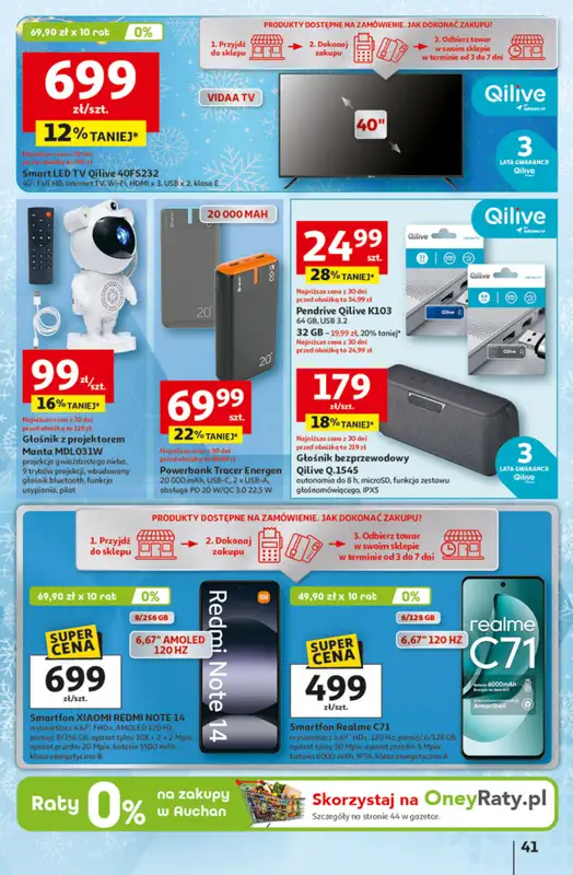 Auchan - gazetka promocyjna Święta jak babcię kocham Hipermarket Auchan od czwartku 04.12 do środy 10.12 - strona 41