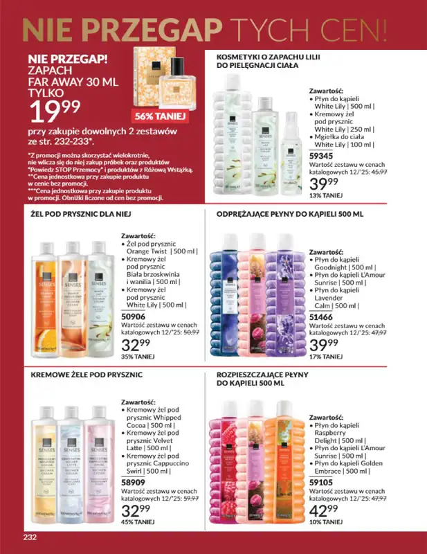 AVON - gazetka promocyjna Katalog Grudzień 2025 od wtorku 02.12 do wtorku 30.12 - strona 232