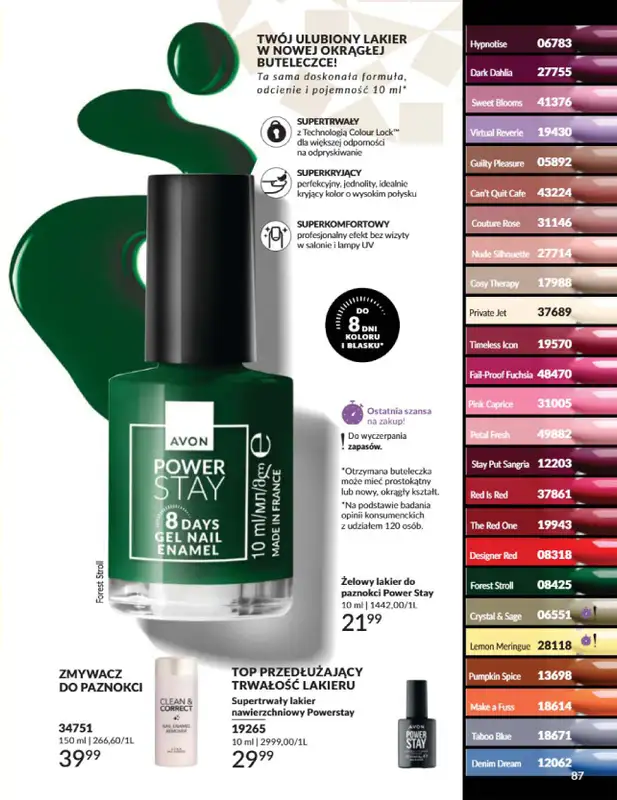AVON - gazetka promocyjna Katalog Grudzień 2025 od wtorku 02.12 do wtorku 30.12 - strona 87