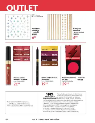 AVON - gazetka promocyjna Katalog Grudzień 2025 od wtorku 02.12 do wtorku 30.12 - strona 188