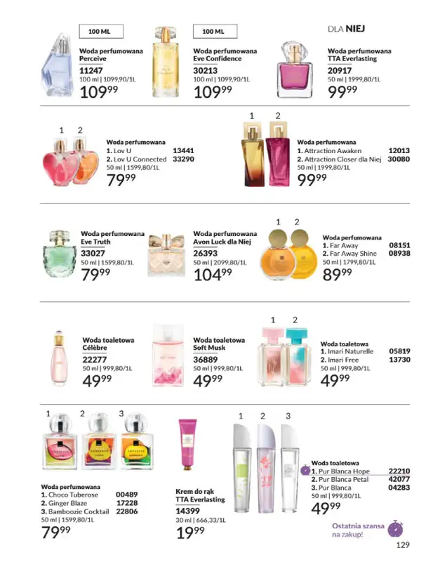 AVON - gazetka promocyjna Katalog Grudzień 2025 od wtorku 02.12 do wtorku 30.12 - strona 129