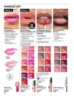 AVON - gazetka promocyjna Katalog Grudzień 2025 od wtorku 02.12 do wtorku 30.12 - strona 78