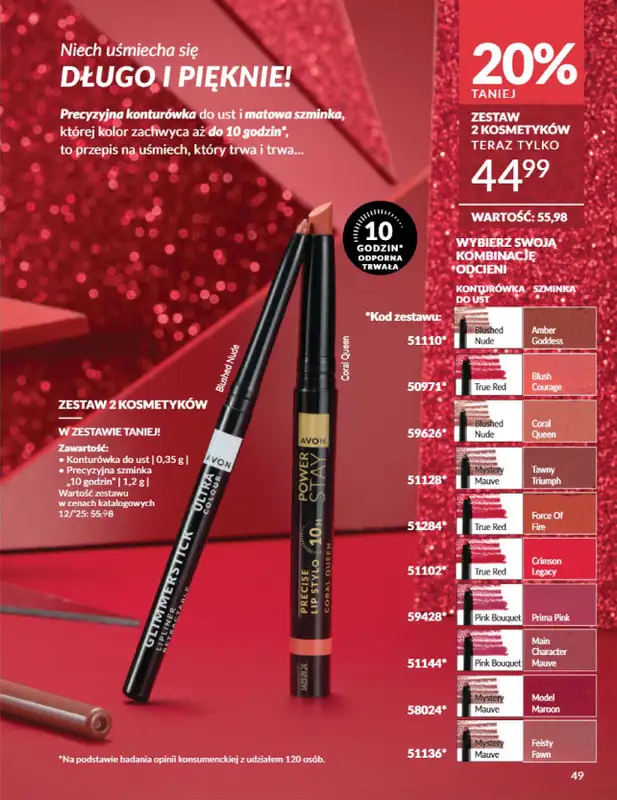 AVON - gazetka promocyjna Katalog Grudzień 2025 od wtorku 02.12 do wtorku 30.12 - strona 49
