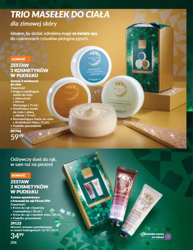 AVON - gazetka promocyjna Katalog Grudzień 2025 od wtorku 02.12 do wtorku 30.12 - strona 206