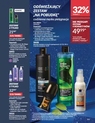 AVON - gazetka promocyjna Katalog Grudzień 2025 od wtorku 02.12 do wtorku 30.12 - strona 217