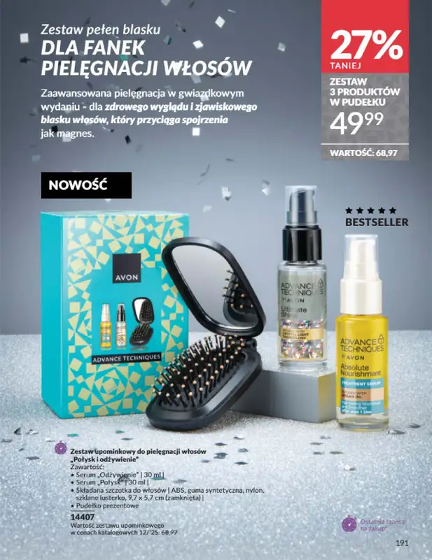 AVON - gazetka promocyjna Katalog Grudzień 2025 od wtorku 02.12 do wtorku 30.12 - strona 191