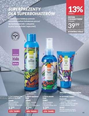 Avon Kids 2 w 1 szampon i żel pod prysznic Fresh