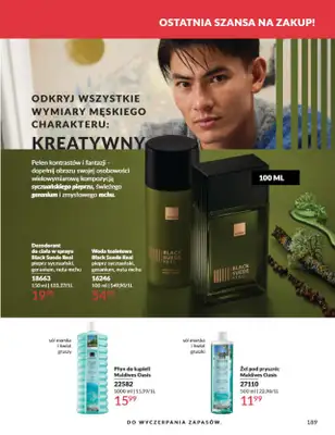 AVON - gazetka promocyjna Katalog Grudzień 2025 od wtorku 02.12 do wtorku 30.12 - strona 189