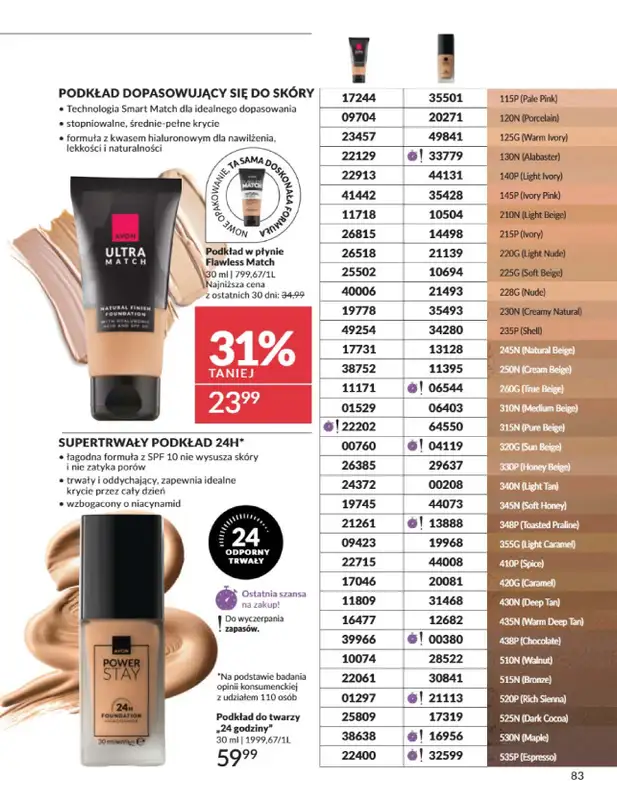 AVON - gazetka promocyjna Katalog Grudzień 2025 od wtorku 02.12 do wtorku 30.12 - strona 83