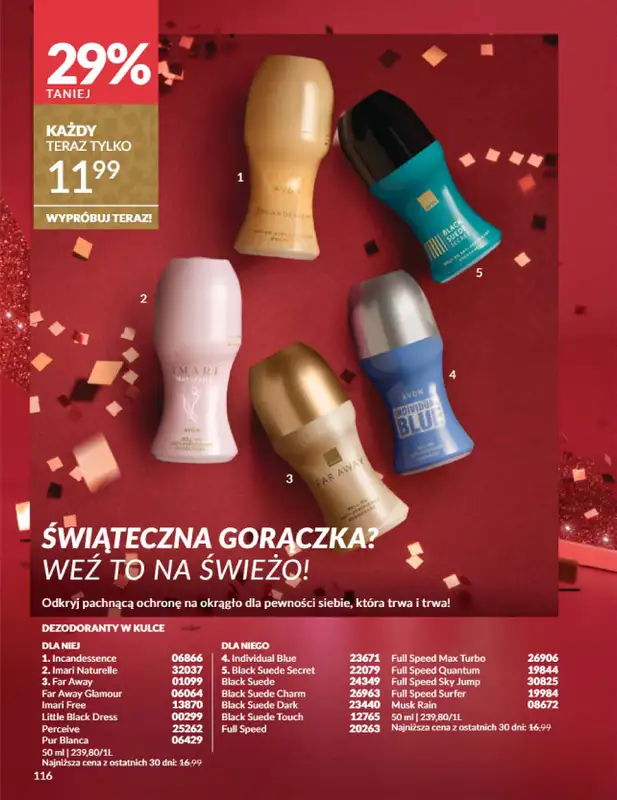 AVON - gazetka promocyjna Katalog Grudzień 2025 od wtorku 02.12 do wtorku 30.12 - strona 116