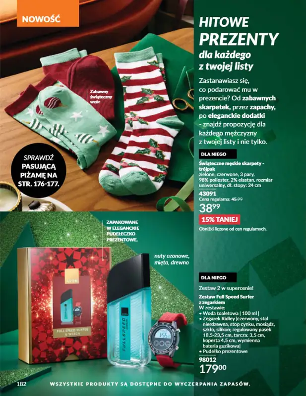 AVON - gazetka promocyjna Katalog Grudzień 2025 od wtorku 02.12 do wtorku 30.12 - strona 182