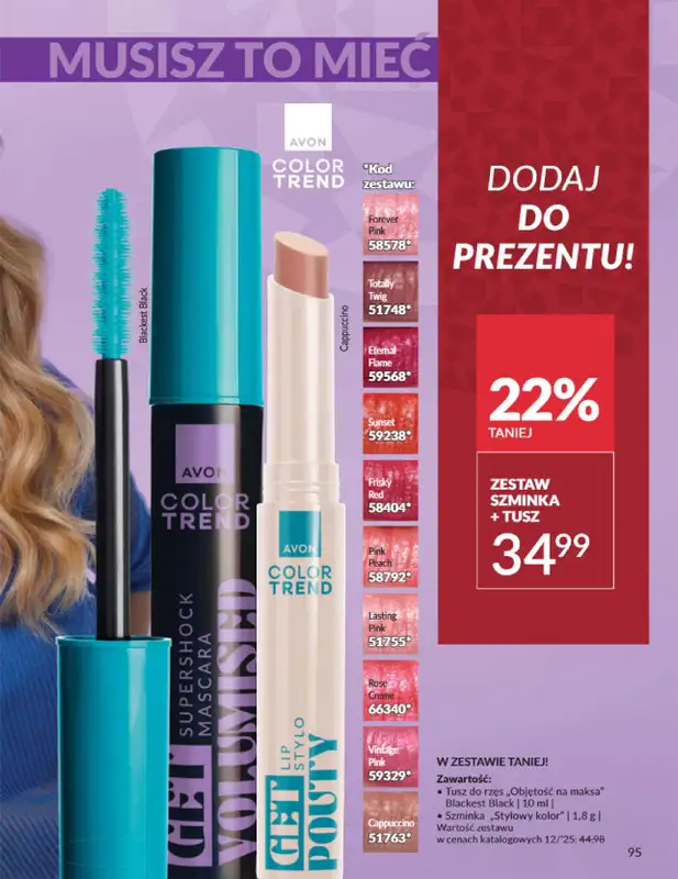 AVON - gazetka promocyjna Katalog Grudzień 2025 od wtorku 02.12 do wtorku 30.12 - strona 95