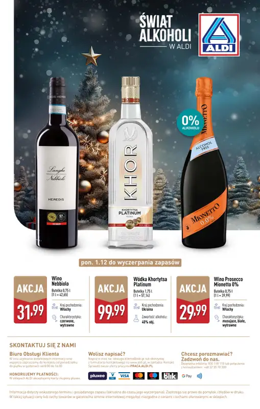 Aldi - gazetka promocyjna Świat alkoholi w Aldi od poniedziałku 01.12 do soboty 03.01 - strona 31