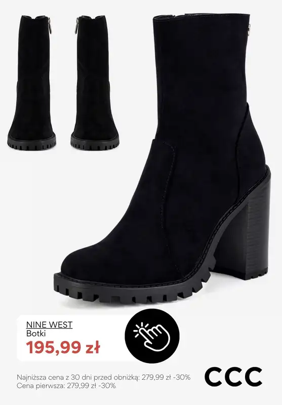 CCC - gazetka promocyjna Damskie obuwie do 200 zł - PROMOCJE! od wtorku 02.12  - strona 9