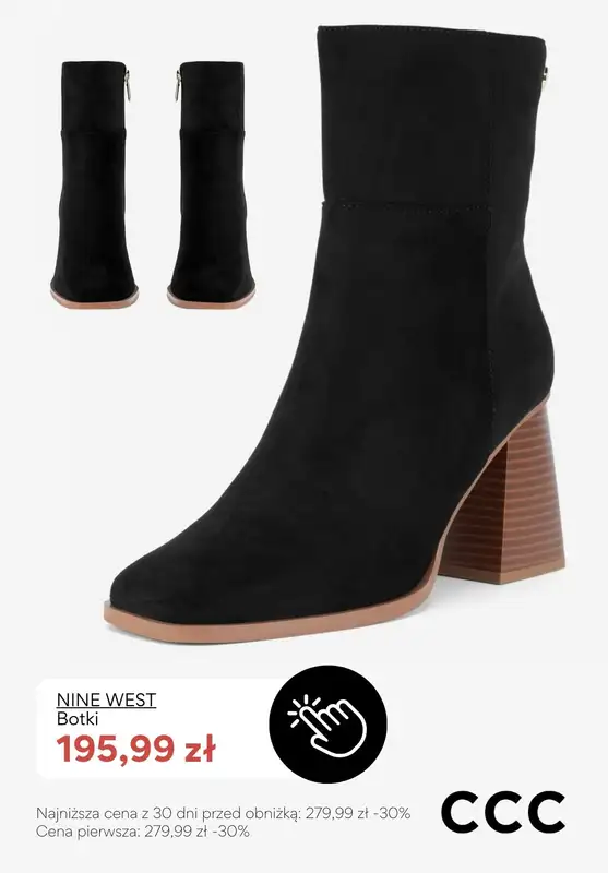 CCC - gazetka promocyjna Damskie obuwie do 200 zł - PROMOCJE! od wtorku 02.12  - strona 8