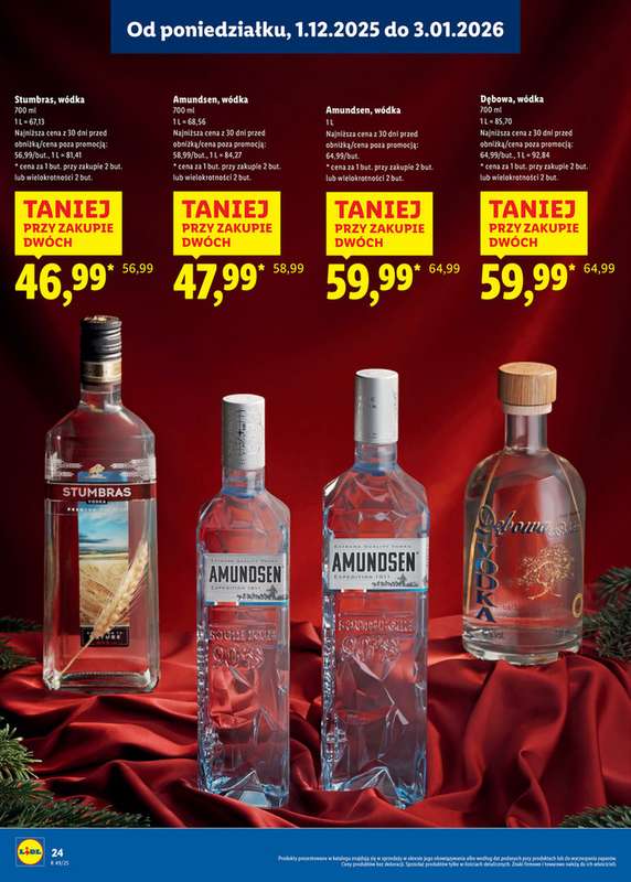 Lidl - gazetka promocyjna Katalog alkoholi mocnych i win od środy 03.12 do soboty 03.01 - strona 24