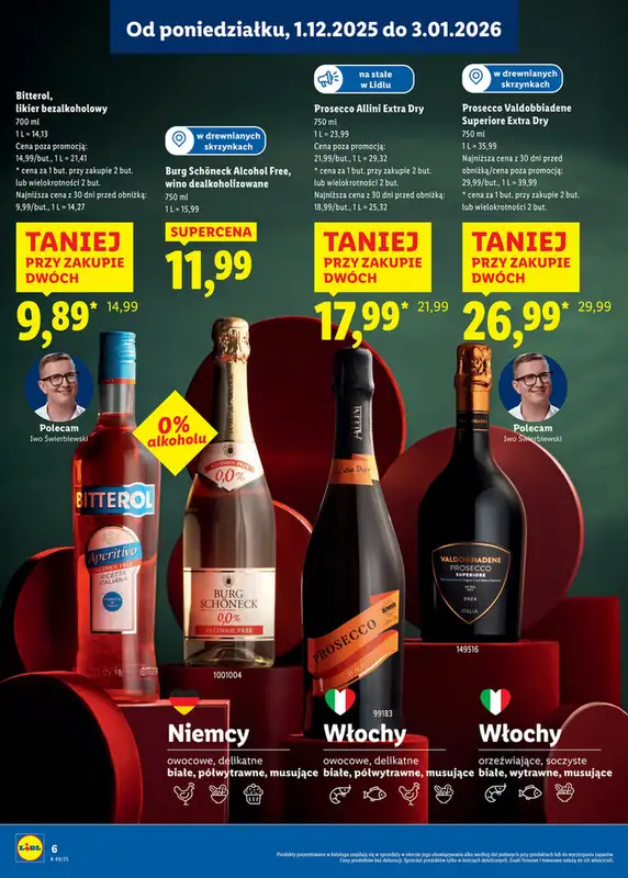 Lidl - gazetka promocyjna Katalog alkoholi mocnych i win  do soboty 03.01 - strona 6