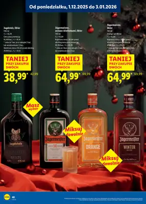 Lidl - gazetka promocyjna Katalog alkoholi mocnych i win  do soboty 03.01 - strona 40
