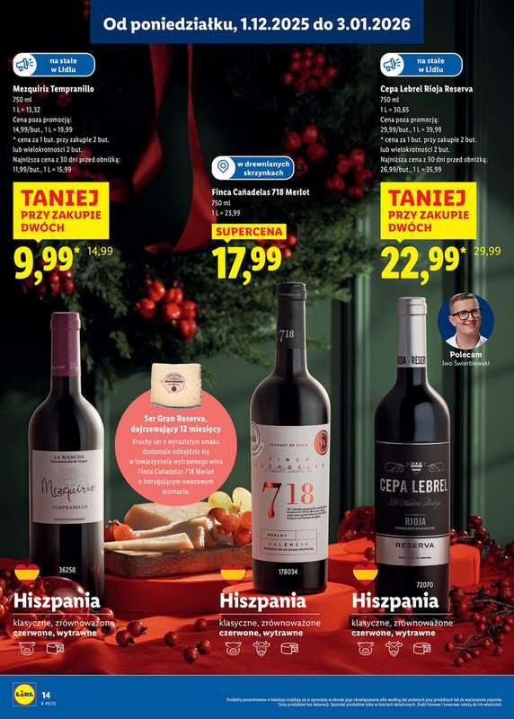 Lidl - gazetka promocyjna Katalog alkoholi mocnych i win od środy 03.12 do soboty 03.01 - strona 14