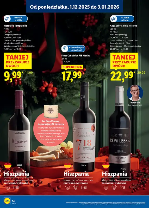 Lidl - gazetka promocyjna Katalog alkoholi mocnych i win  do soboty 03.01 - strona 14