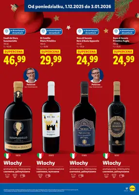 Lidl - gazetka promocyjna Katalog alkoholi mocnych i win  do soboty 03.01 - strona 17